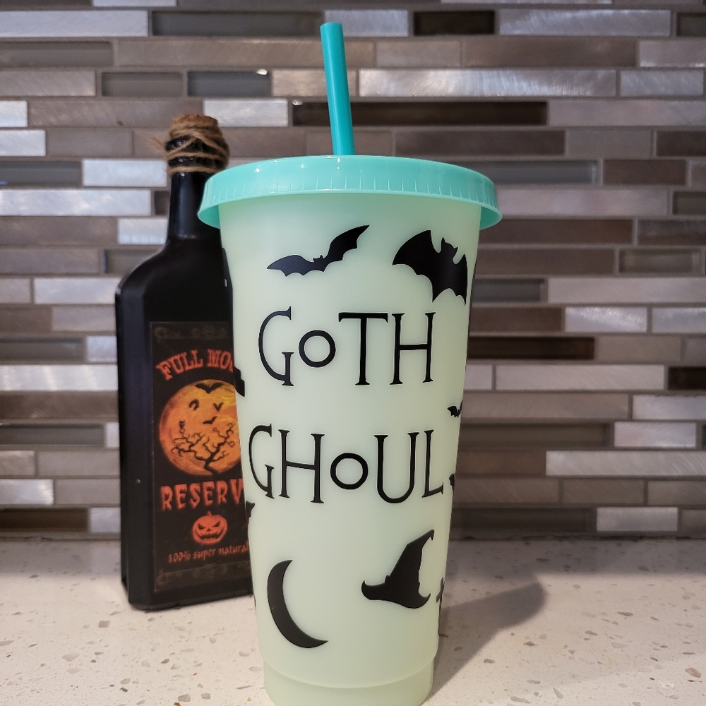 Goth Ghoul Color Changing Cup